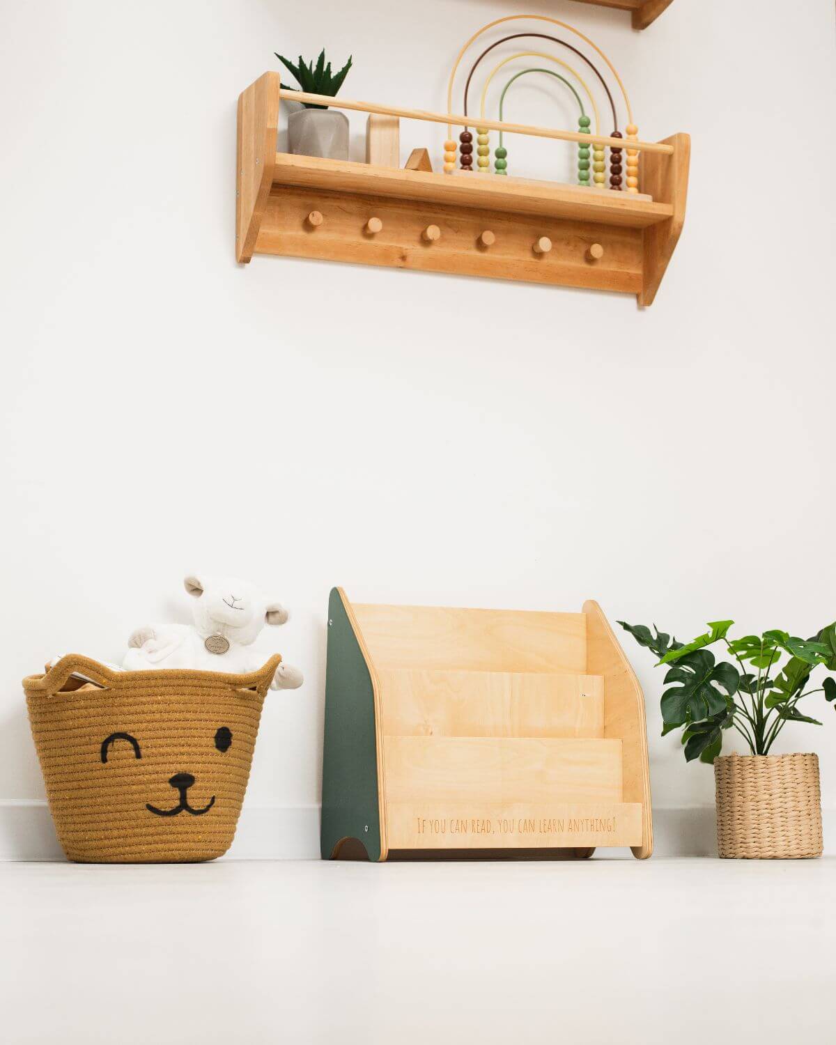 facing kids bookshelf