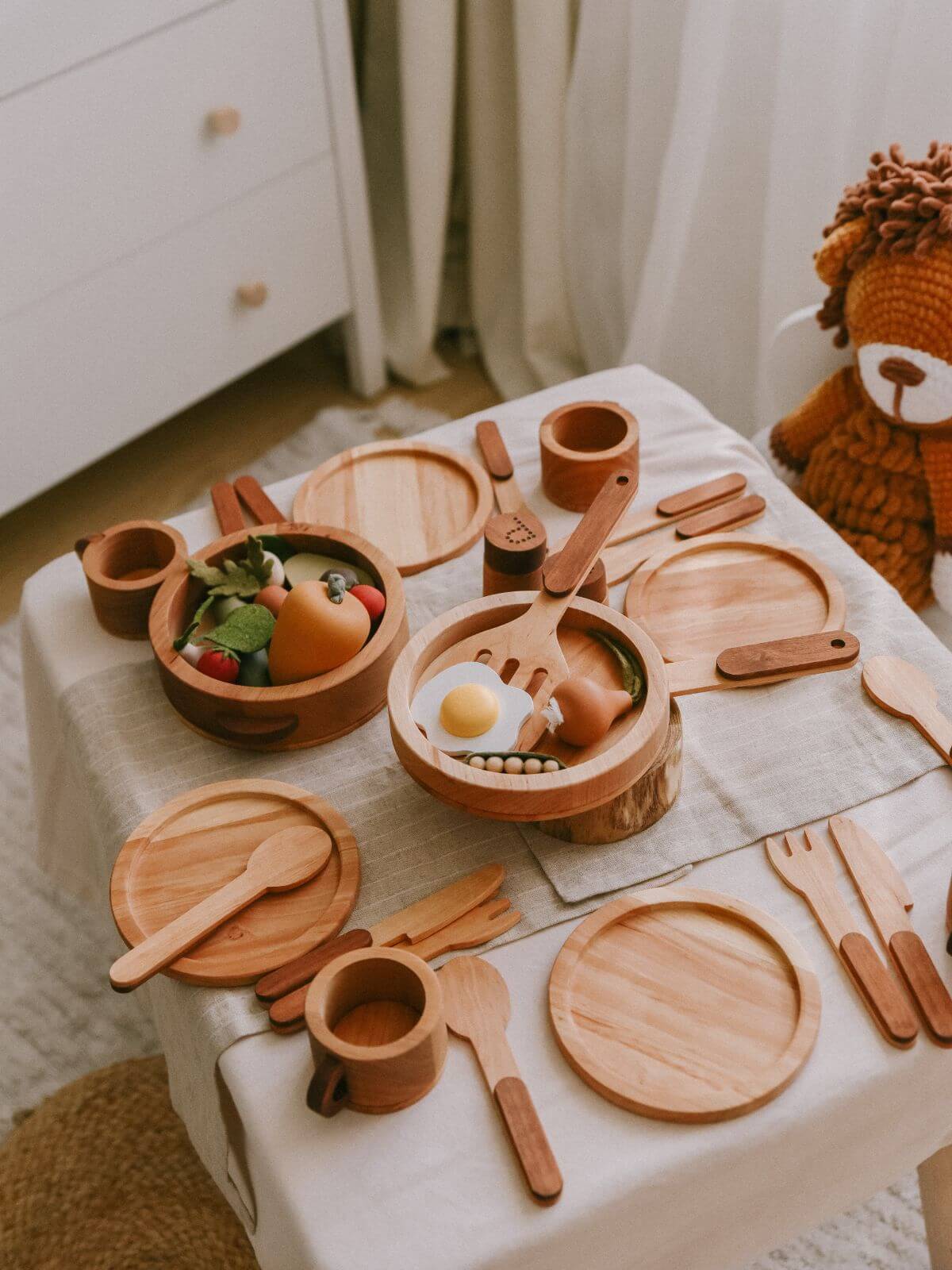 wooden dish