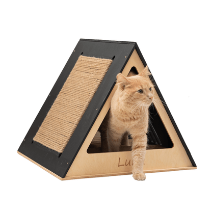 wood cat house