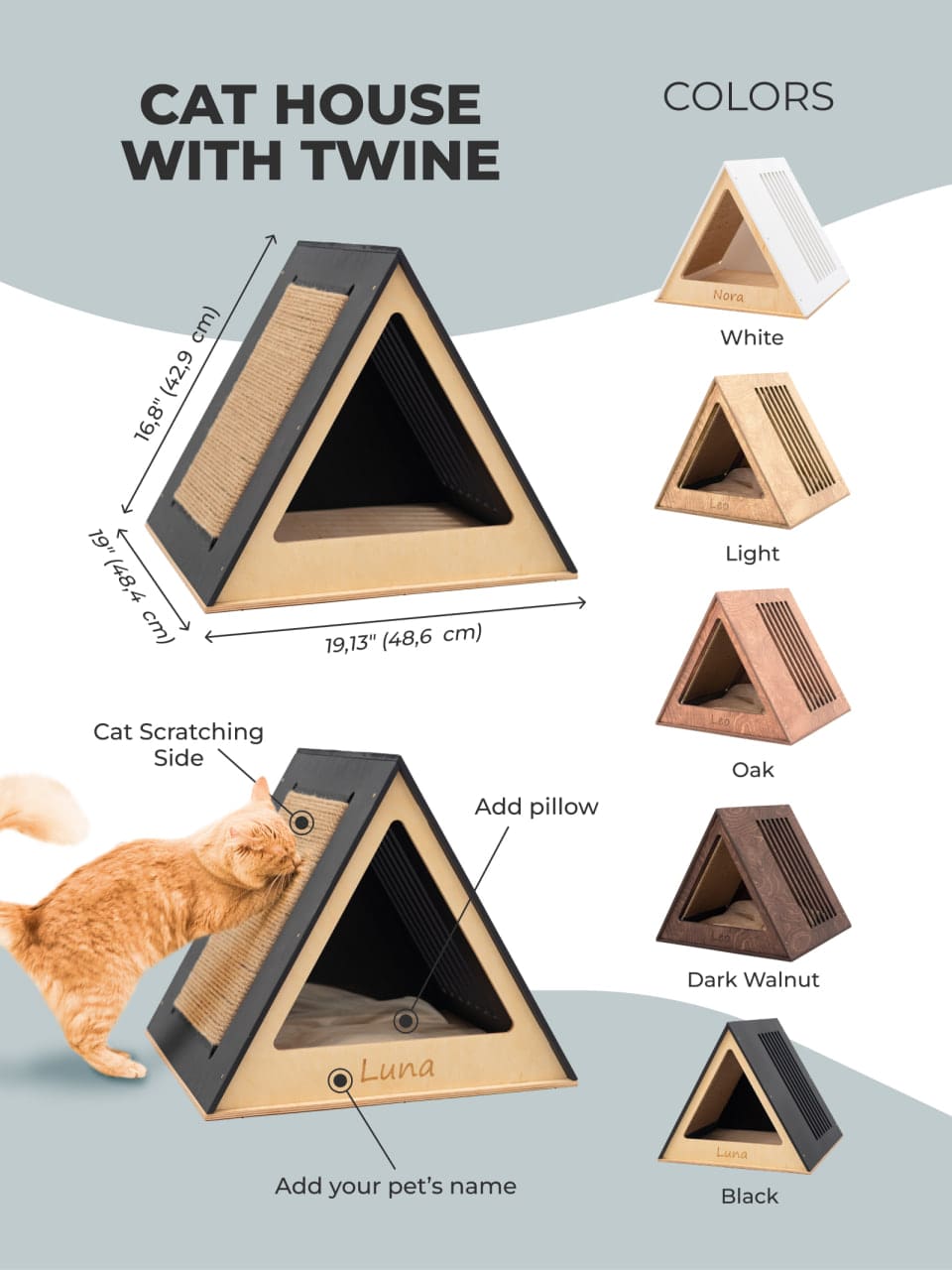 Wooden Cat Houses