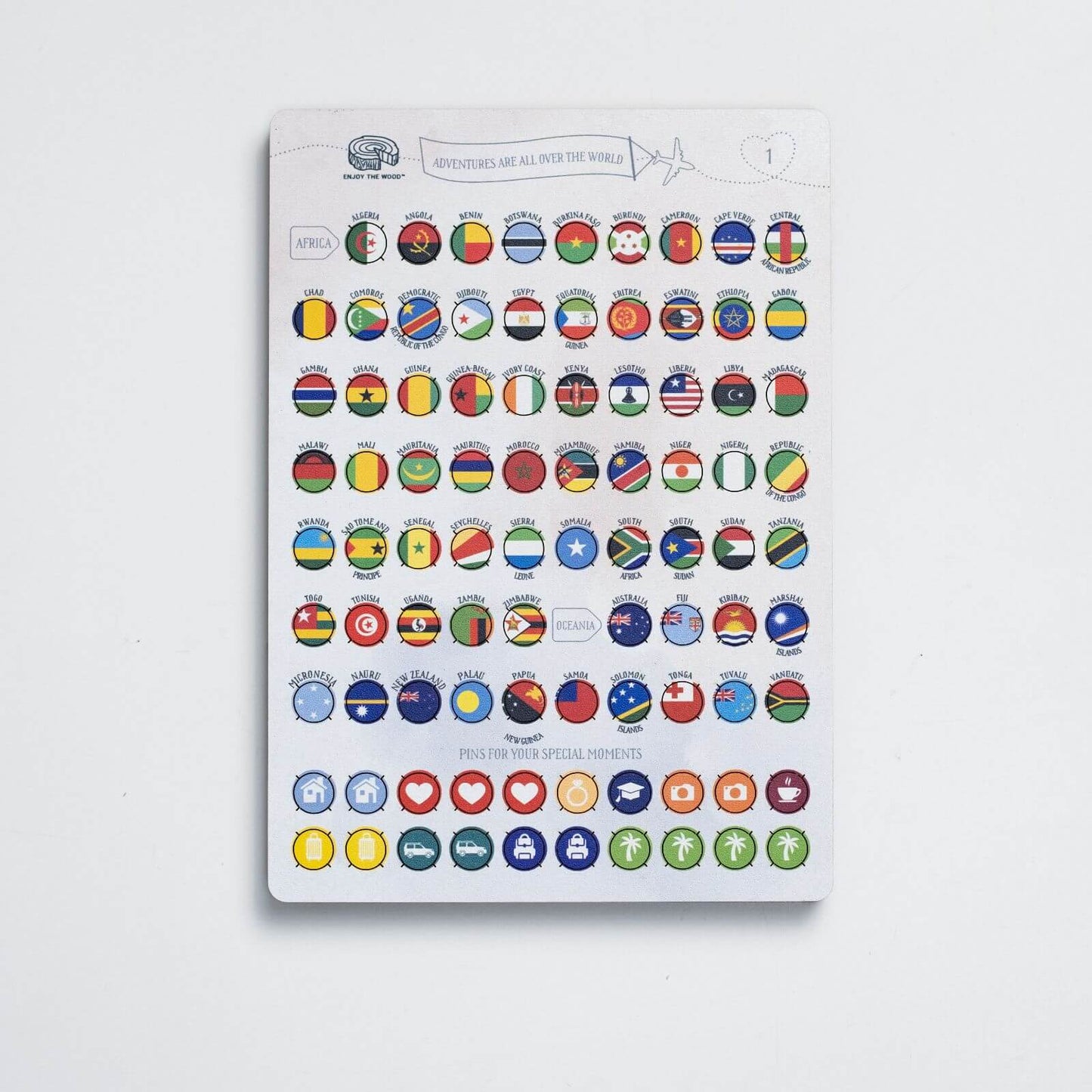 Sticky Pins Flag