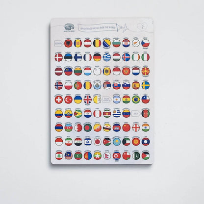 Sticky Pins Flag