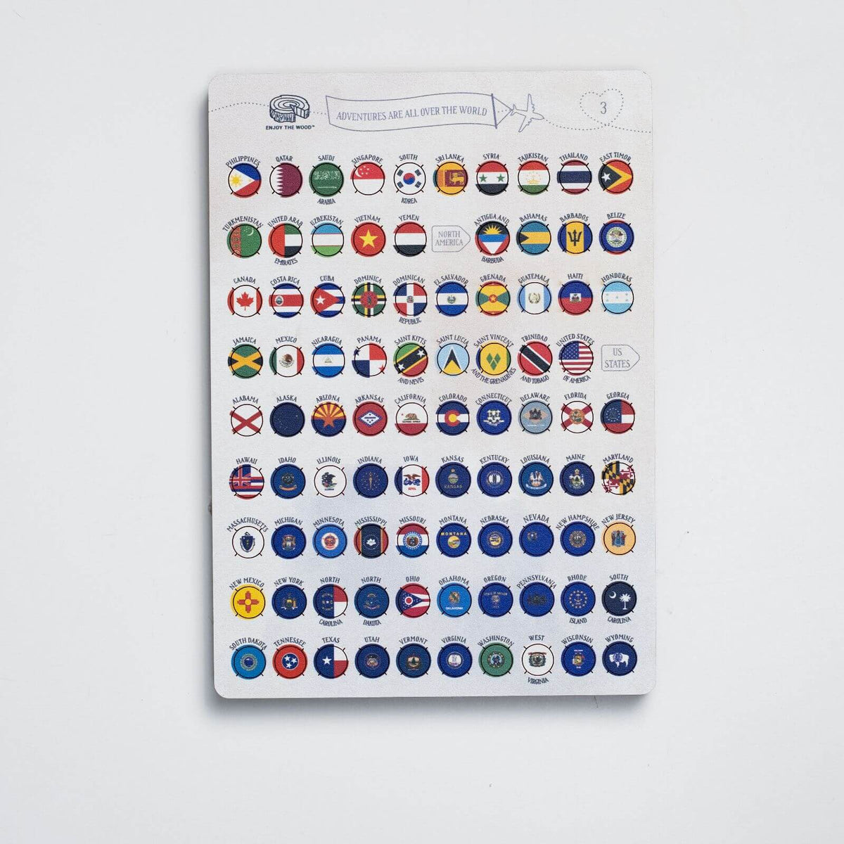 Sticky Pins Flag