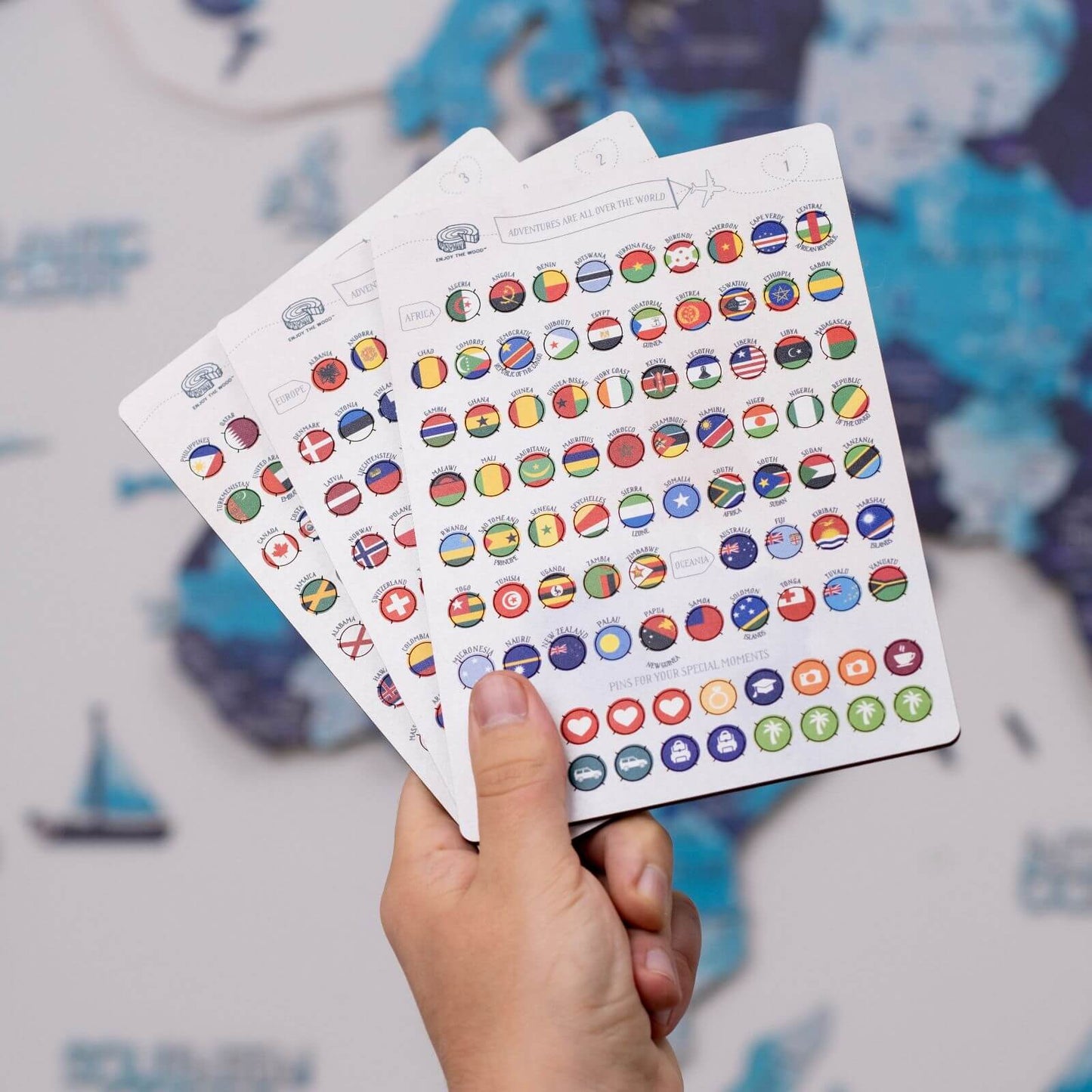 Sticky Pins Flag