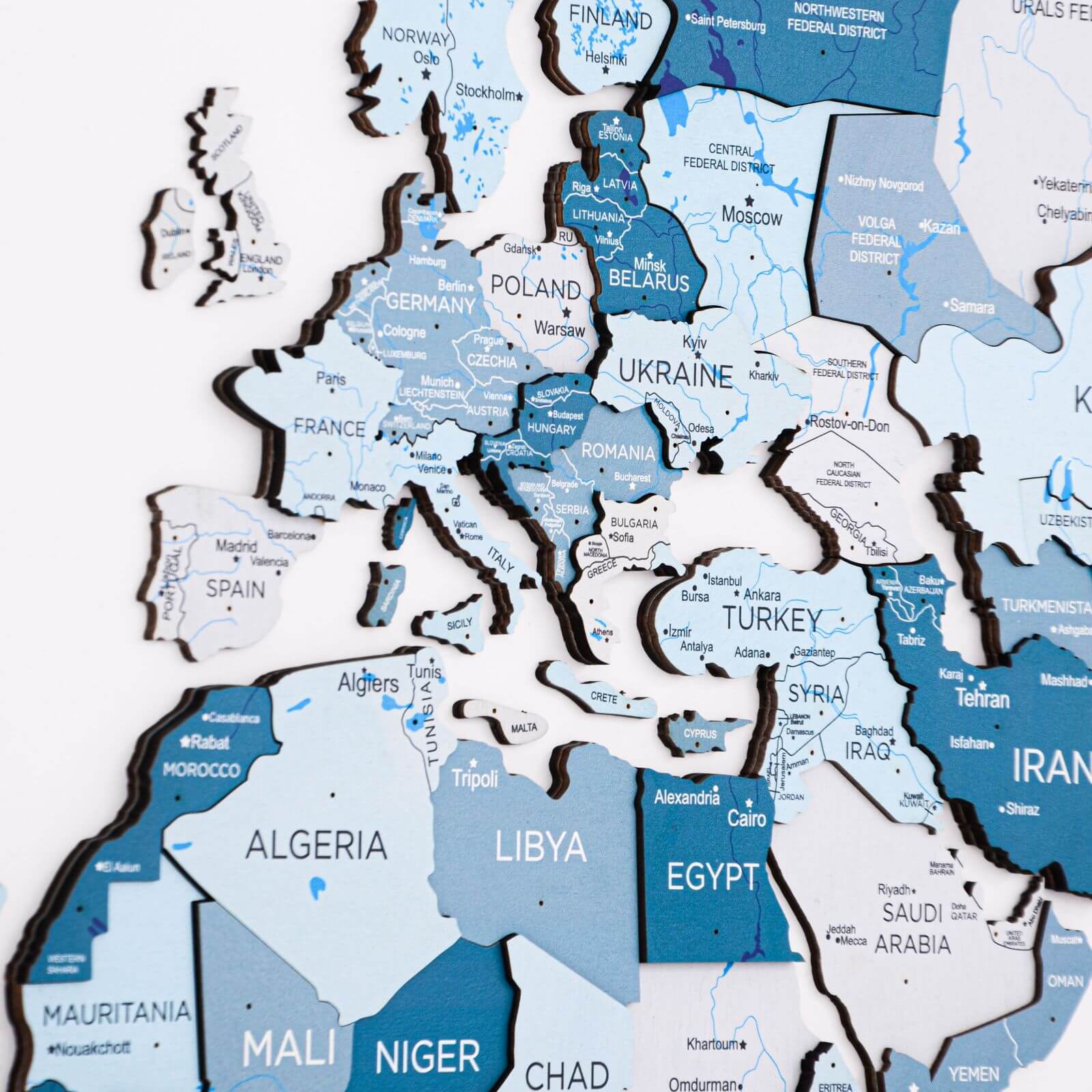 colorable world map