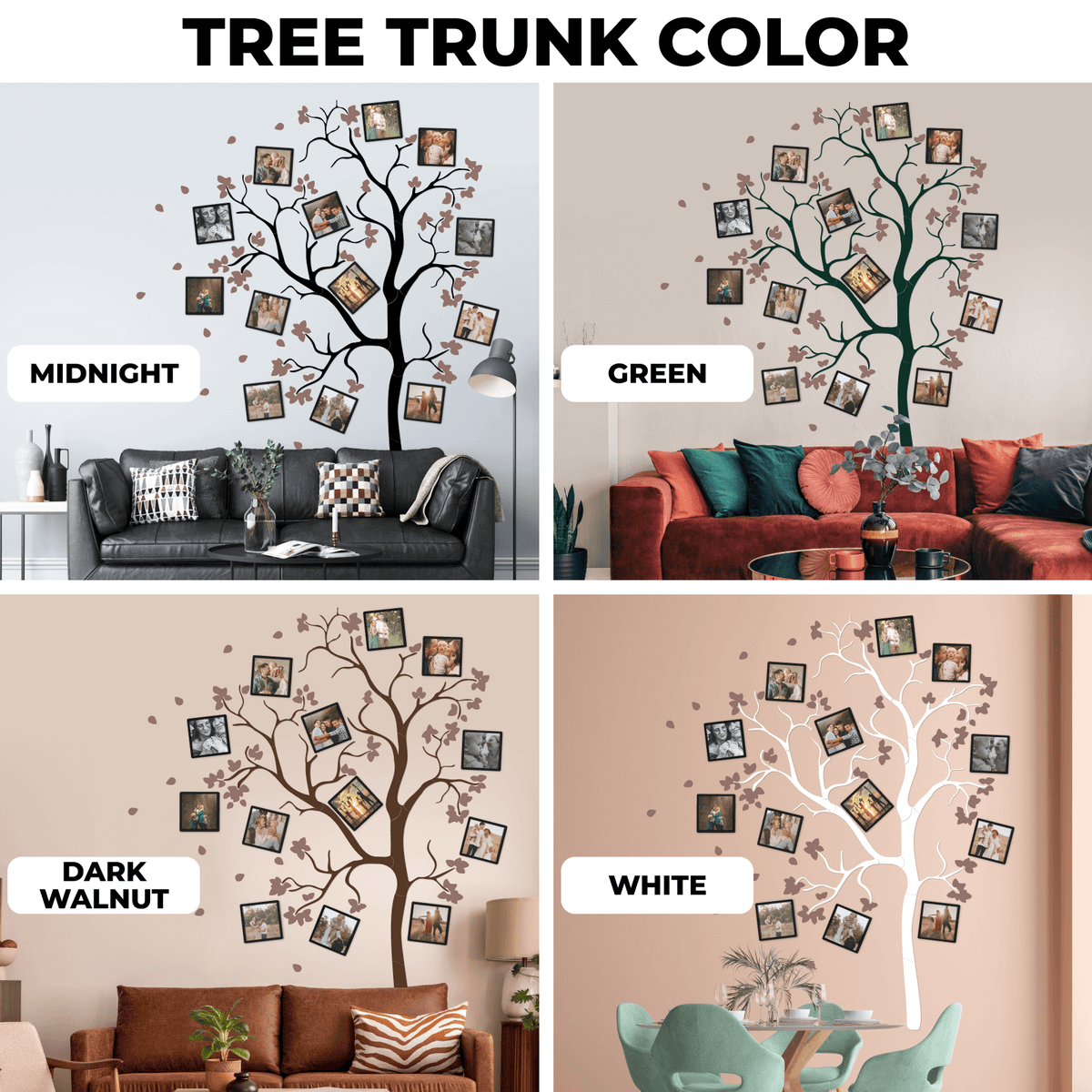 wooden family tree