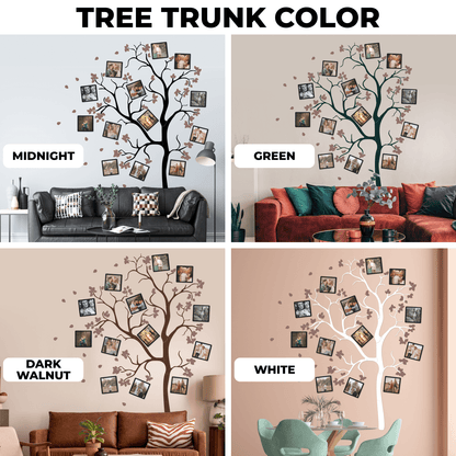 wooden family tree