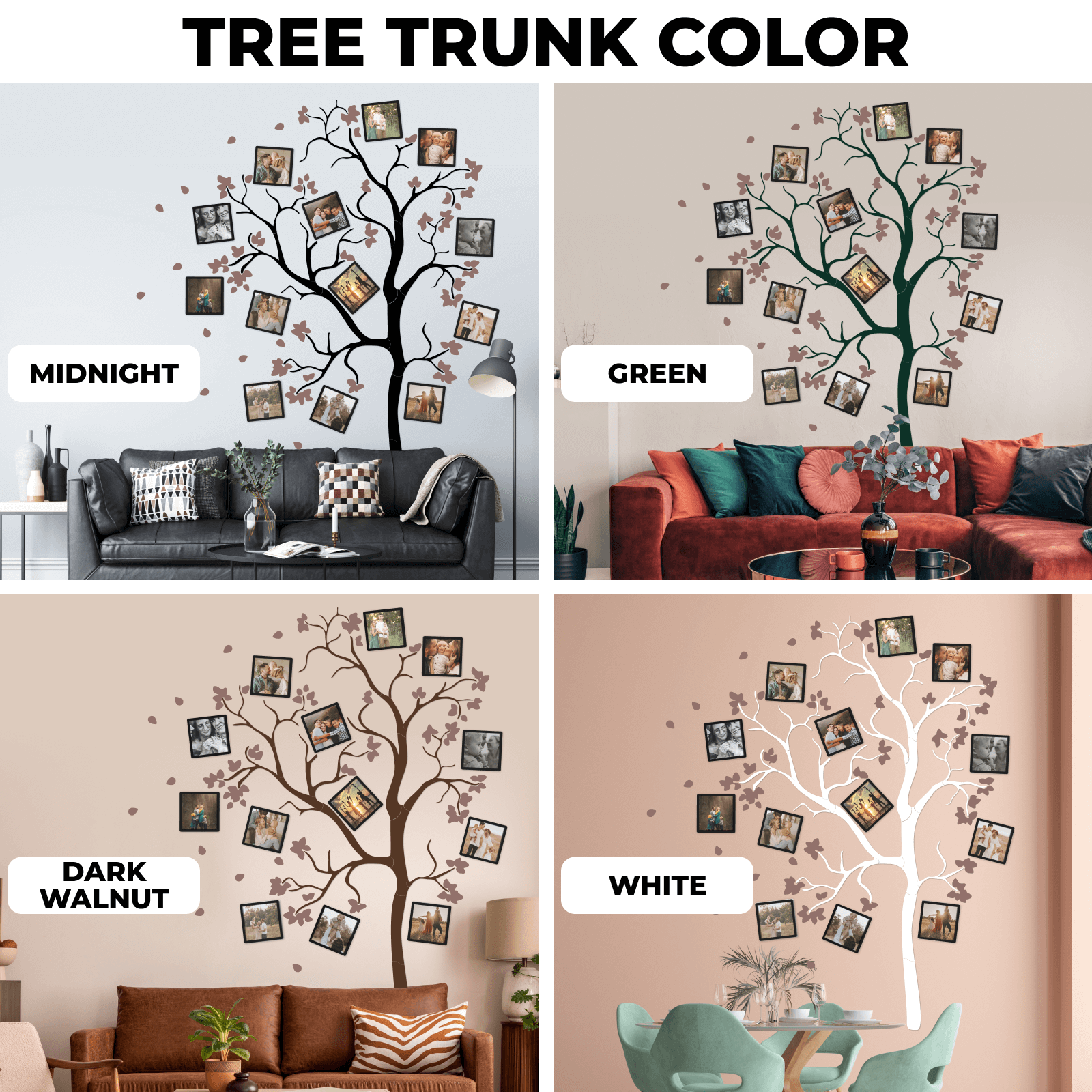 wooden family tree
