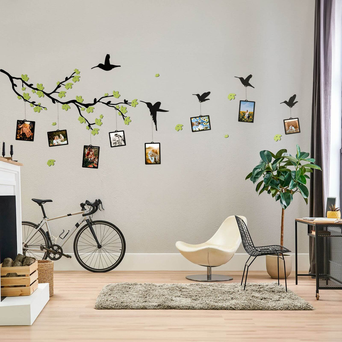 wooden family tree